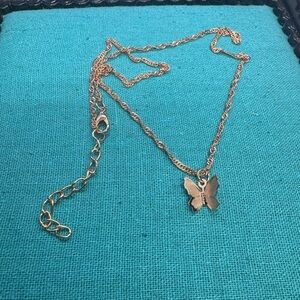 Gold Butterfly Necklace